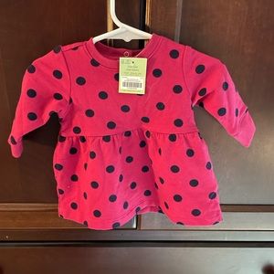Primary newborn cozy dress nwt